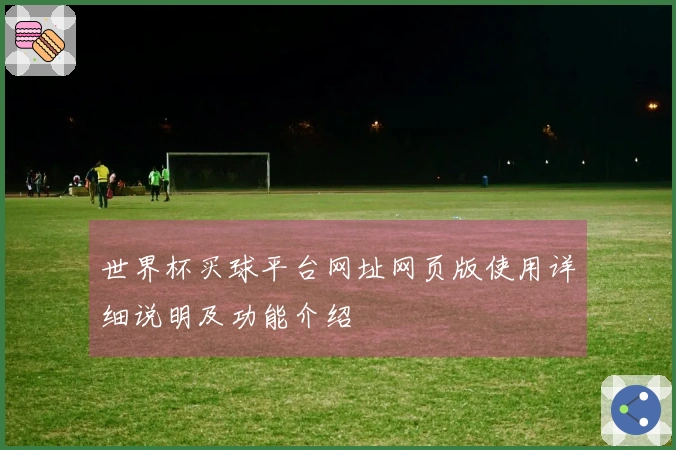 世界杯买球平台网址网页版使用详细说明及功能介绍